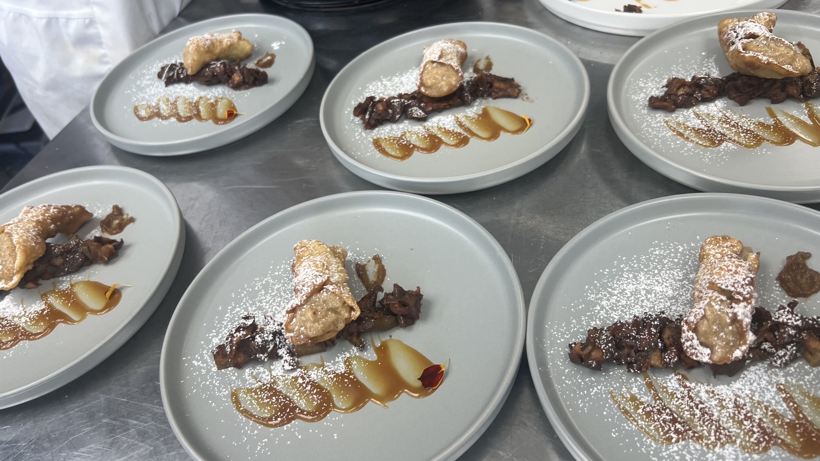 Batch plating desserts
